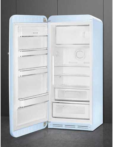 Smeg FAB28LPB5 - Bleu Azur - Ch. gauche - ouvert