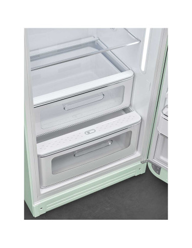 Smeg FAB28RPG5 - Vert d'eau - Ch. droite - bacs légumes