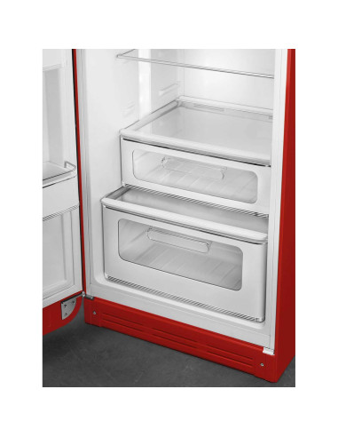 Smeg FAB30LRD5 Rouge - Ch. gauche - tiroirs à légumes