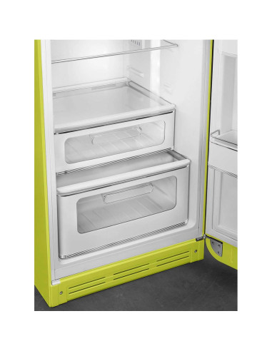 Smeg FAB30RLI5 Vert Pomme - Ch. droite - tiroirs à légumes