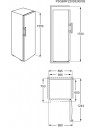 Electrolux SG220N NoFrost - Dimensions