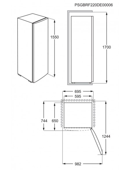 Electrolux SC310 - dimensions