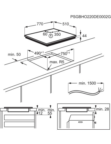 Electrolux GK78TSiTO TotalFlex - à plat