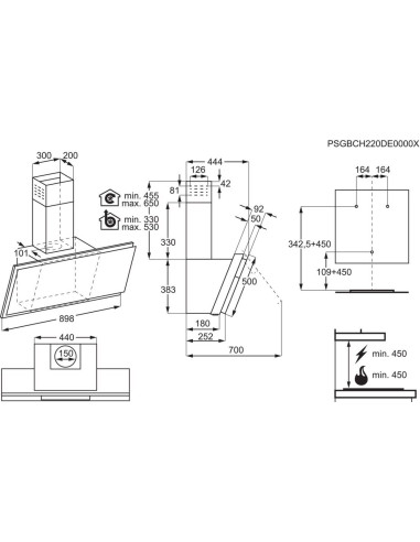 Electrolux WOSL9063CN - dimensions