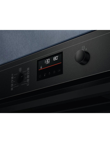 Electrolux EB6L40XSW noir - horloge
