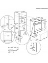 Electrolux EB7SL4CN Inox - dimensions armoire haute