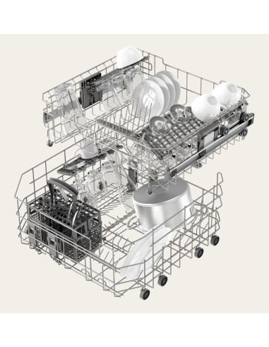 ZUG Adora Vaisselle V2000 blanc 60cm - paniers