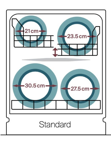 ZUG Adora Vaisselle V4000 noir 55cm