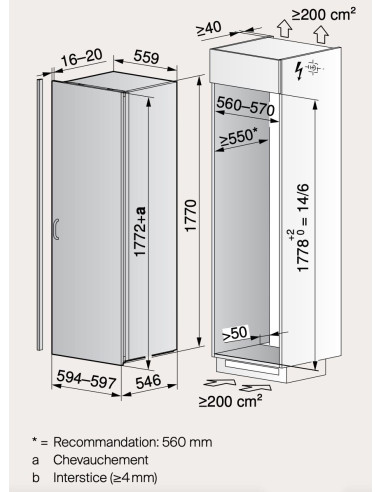 ZUG Cooler V4000 178 KG - dimensions