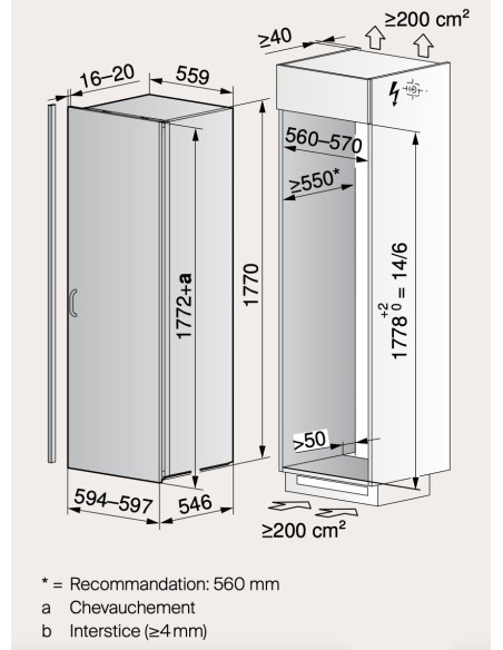 ZUG Cooler V4000 178 KG - dimensions