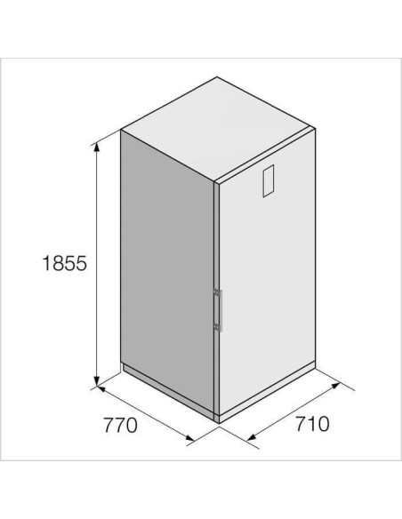 Fors FFF711864NE NoFrost - dimensions