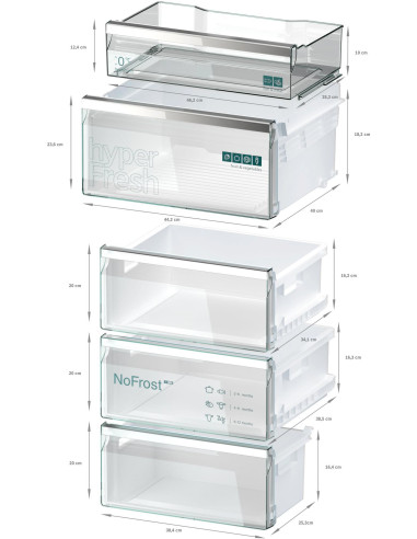 Siemens KG39NSBBF iQ700 - tiroirs