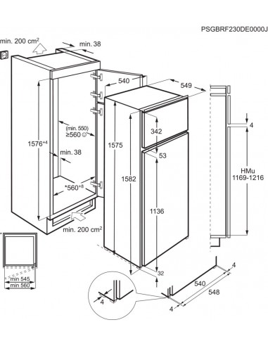 Electrolux IK2685TR - dimensions