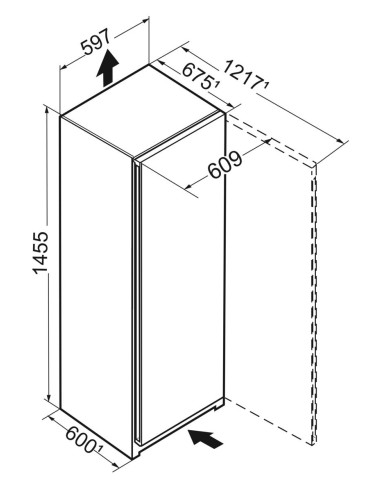 Liebherr FNd 4625 PLUS NoFrost BluPerformance - dimensions