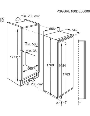 AEG SANTO AIK2654R - Dimensions