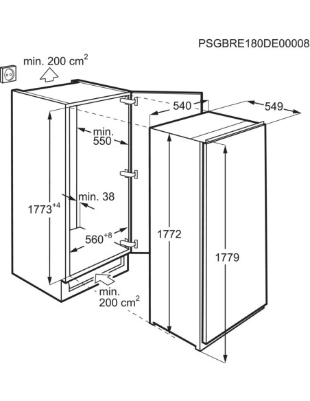 AEG SANTO AIK3024R - Dimensions
