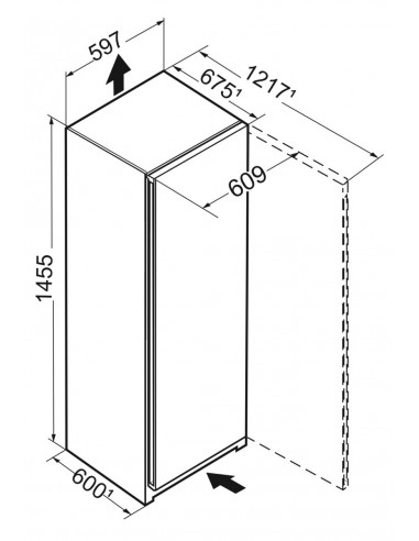 Liebherr Rd 4600 PLUS BluPerformance - dimensions
