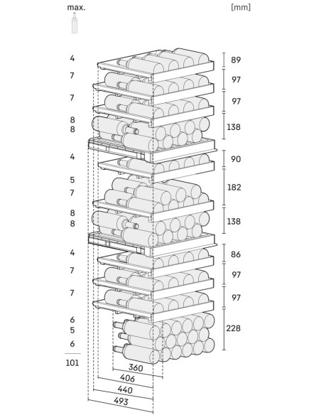 Liebherr WPgbi 5272 Vinidor Selection - rangement