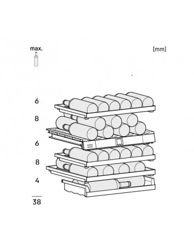 Liebherr UWgbi 3782 Vinidor Selection - bouteilles
