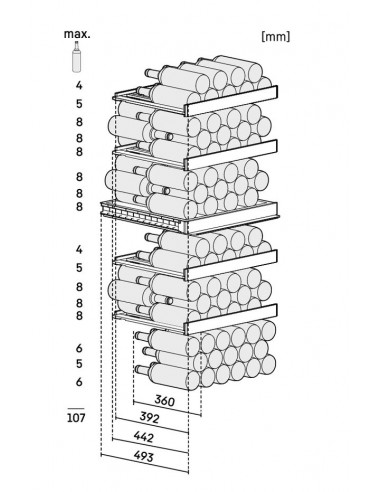 Liebherr WPsd 4652 Vinidor - bouteilles