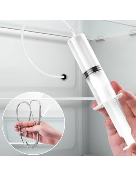 Kit de nettoyage pour réfrigérateur bouché