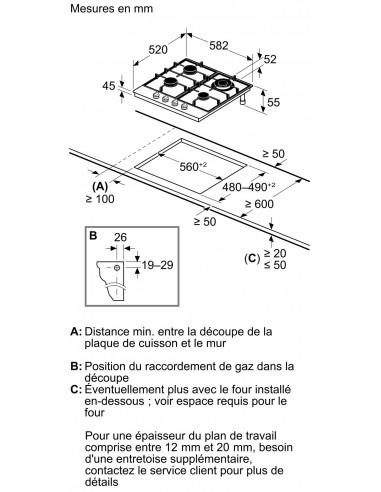 Siemens EC6A5HI90 - dimensions