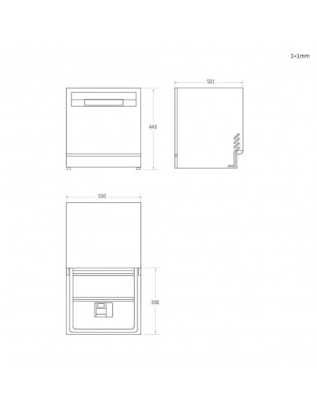 Candy CP6E51LW - dimensions