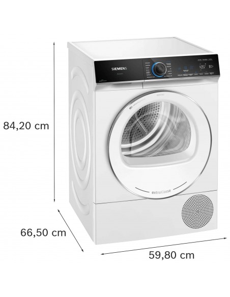 Siemens WQ46B2D0CH iQ700 extraklasse - dimensions