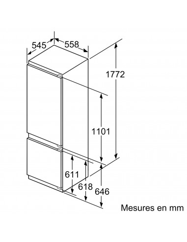 Siemens KI87SEDD0 iQ500 - dimensions