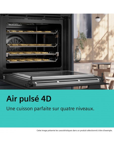 Siemens HB776GMB1F iQ700 noir extraKlasse - Air pulsé 4D