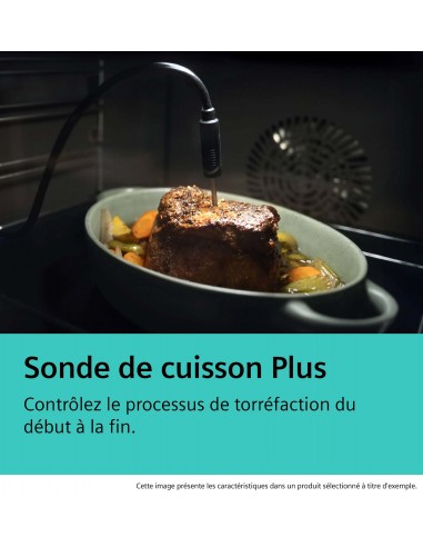 Siemens HB776GMB1F iQ700 noir extraKlasse - Sonde de cuisson Plus