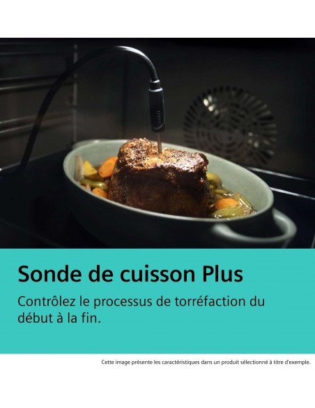 Siemens HB776GMB1F iQ700 noir extraKlasse - Sonde de cuisson Plus