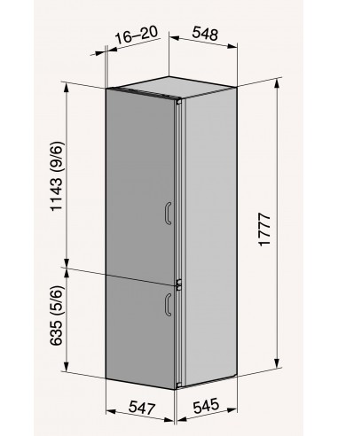 ZUG CombiCooler V600 178NI 60 - dimensions