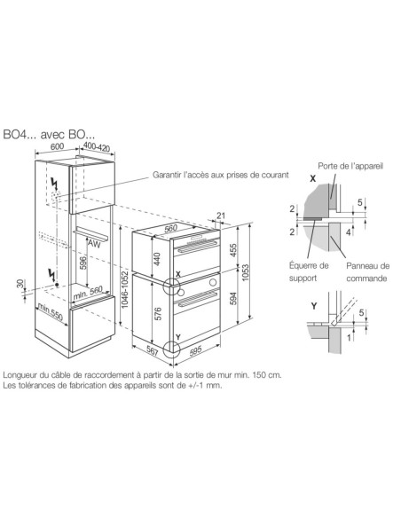 AEG BO4GEMKM inox - encastrement