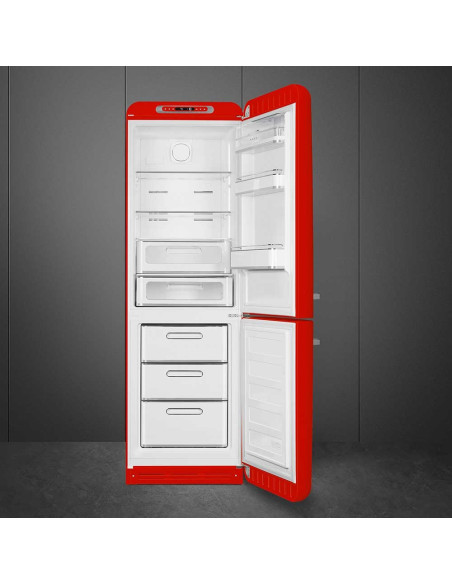 Smeg FAB32RRD6 Rouge - Ch. droite - ouvert