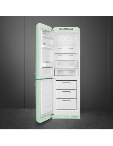 Smeg FAB32LPG6 Vert d'eau - Ch. gauche - ouvert