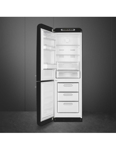 Smeg FAB32LBL6 Noir - Ch. gauche - ouvert