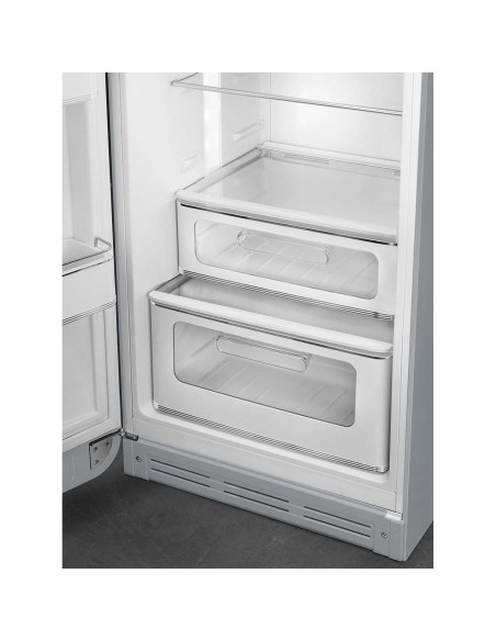Smeg FAB30LSV6 Gris Métal - Ch. gauche - tiroirs légumes