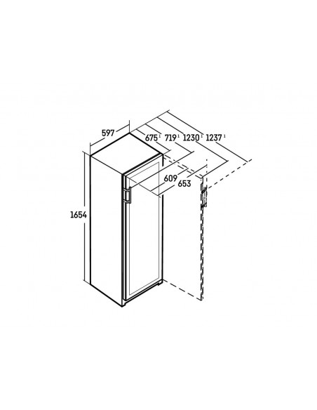 Liebherr WPbsi 5052 Vinidor - dimensions
