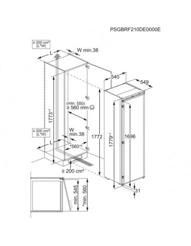 AEG SANTO AIK3035R - dimensions