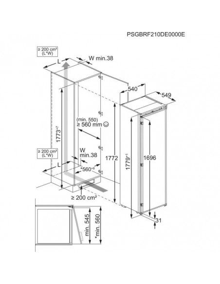 AEG SANTO AIK3035R - dimensions
