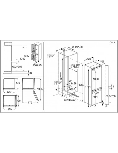 AEG SANTO AIK2760R - dimensions