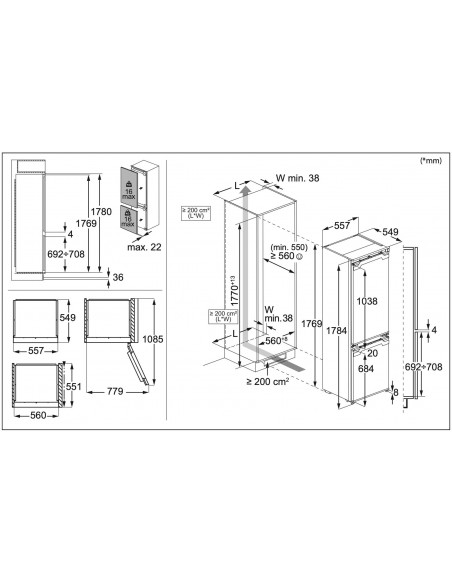 AEG SANTO AIK2760L - dimensions