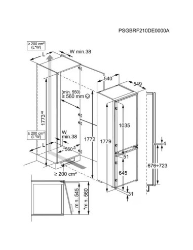 AEG SANTO AIK2711R - dimensions