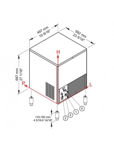 Brema CB 316 - dimensions