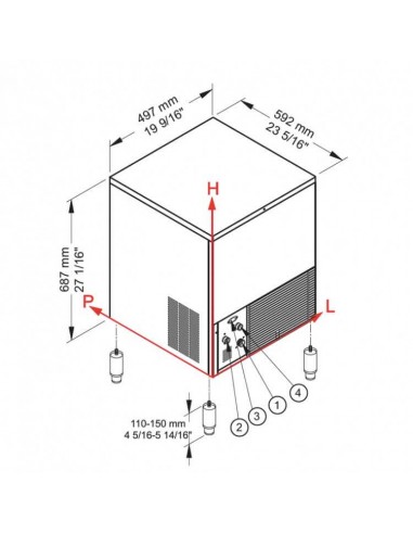 Brema CB 416 - dimensions