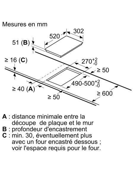 Siemens EH375FBB1E iQ100 - dimensions
