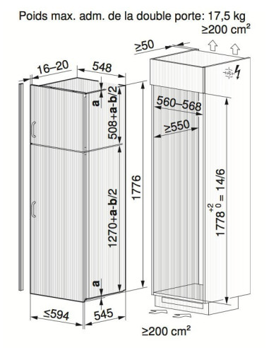ZUG Noblesse 60i eco - dimensions