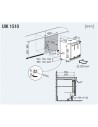Liebherr UIK 1510 Comfort - Dimensions