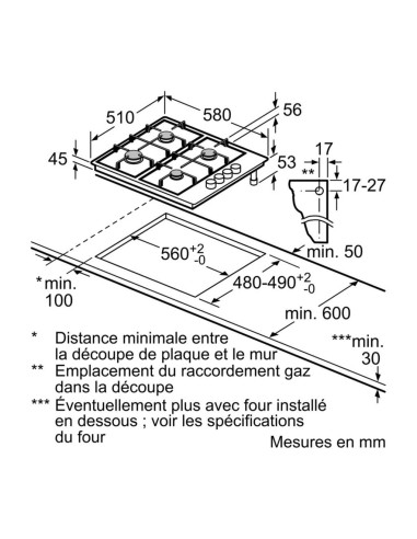 Bosch PBP6B5B80 - dimensions